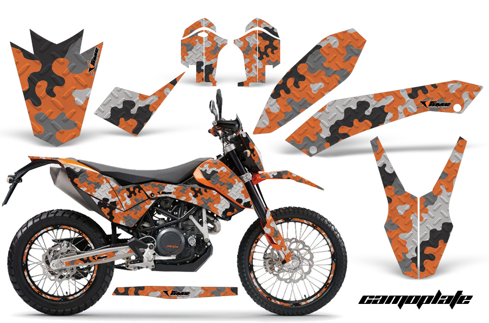 KTM 690 Graphics Kit CP O NPs